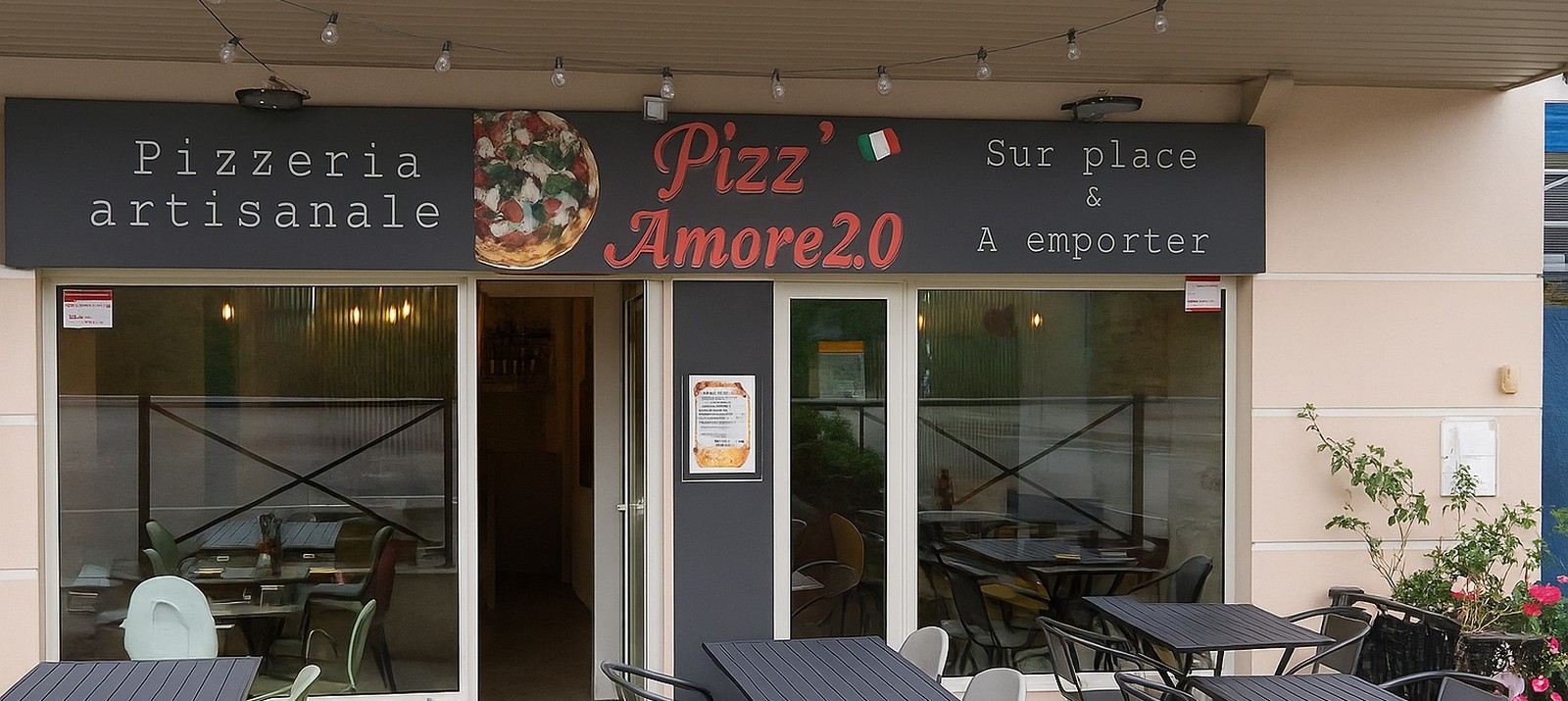 Façade du restaurant Pizz'Amore 2.0 à Messery